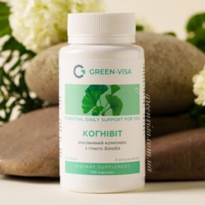 Когнівіт рослинний комплекс з гінкго білоба GreenVisa фото