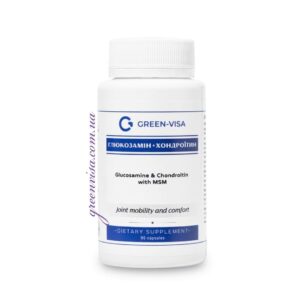 Глюкозамин + хондроитин с МСМ 90 капсул серии Фитофорте GreenVisa фото