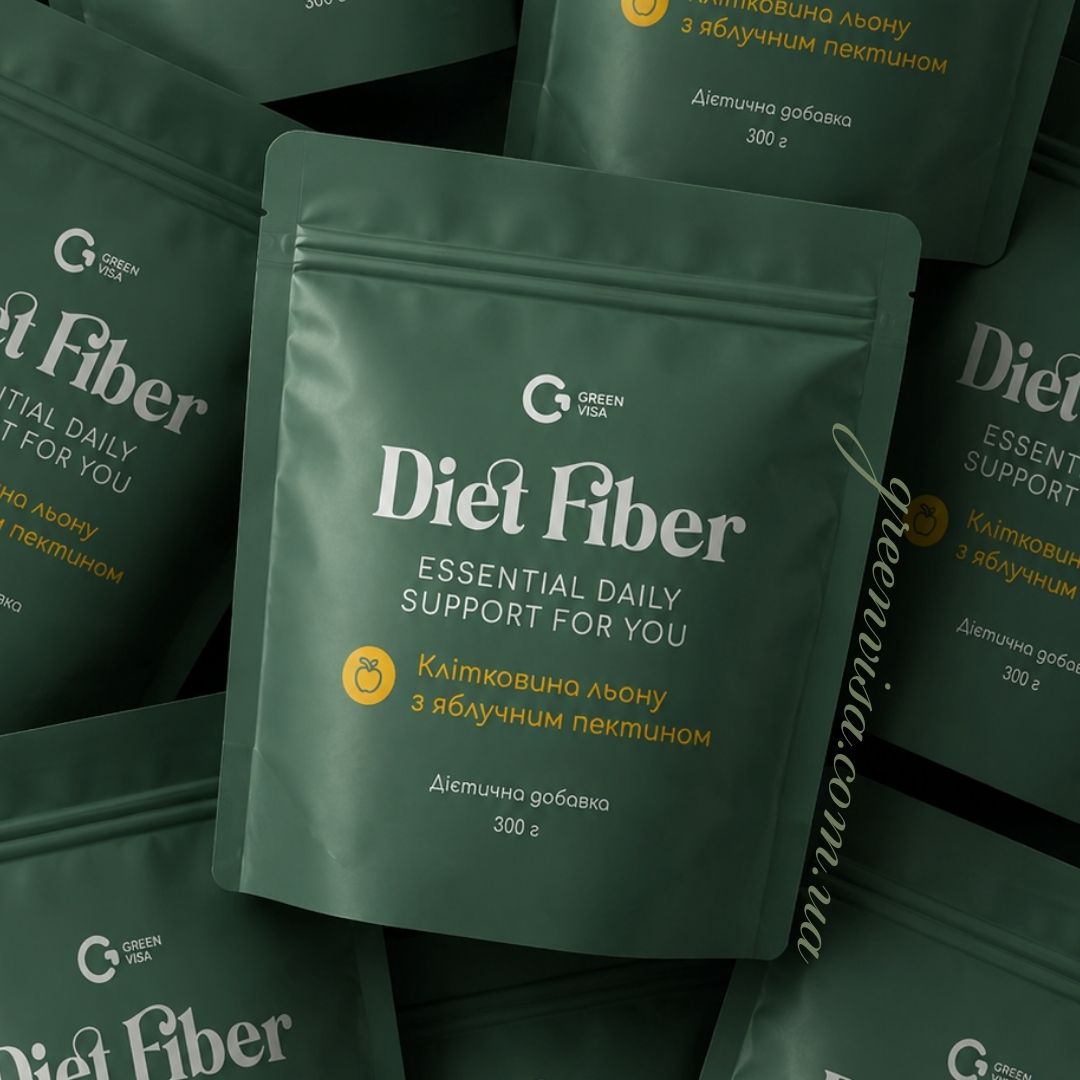 Клетчатка семян льна с яблочным пектином Diet Fiber, 300 г 3
