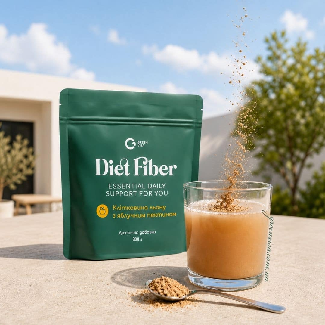 Клетчатка семян льна с яблочным пектином Diet Fiber, 300 г 5