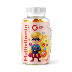 MULTIVITAMIN для детей 60 желейных пастилок GreenVisa фото