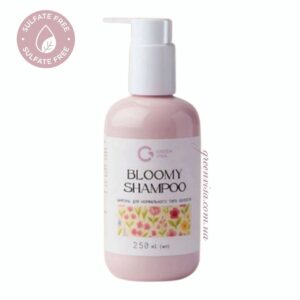 Шампунь без сульфатов для нормальных волос с коллагеном и протеинами шелка BLOOMY HAIR 250 мл GreenVisa фото